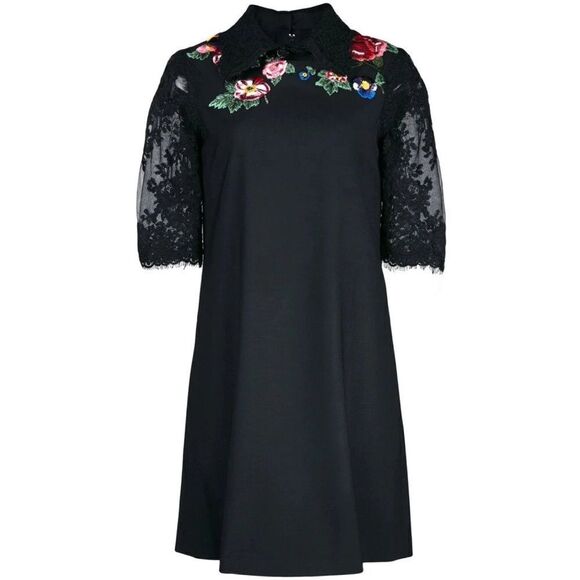 Marchesa 3/4 Sleeve A-Line Mini Day Dress size US8 - Picture 5 of 12